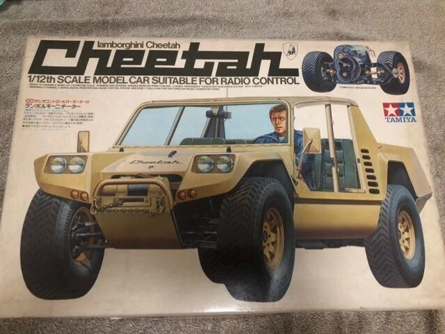 Tamiya 1:12 Lamborghini Cheetah RC Car Kit Rare New Unbuilt Collector’s Item - Image 1 of 4