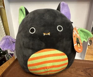 NEW Squishmallow 12 Inch Fariq the Bat Spooky Cute Halloween 2022 Plush Toy BNWT - Picture 1 of 5