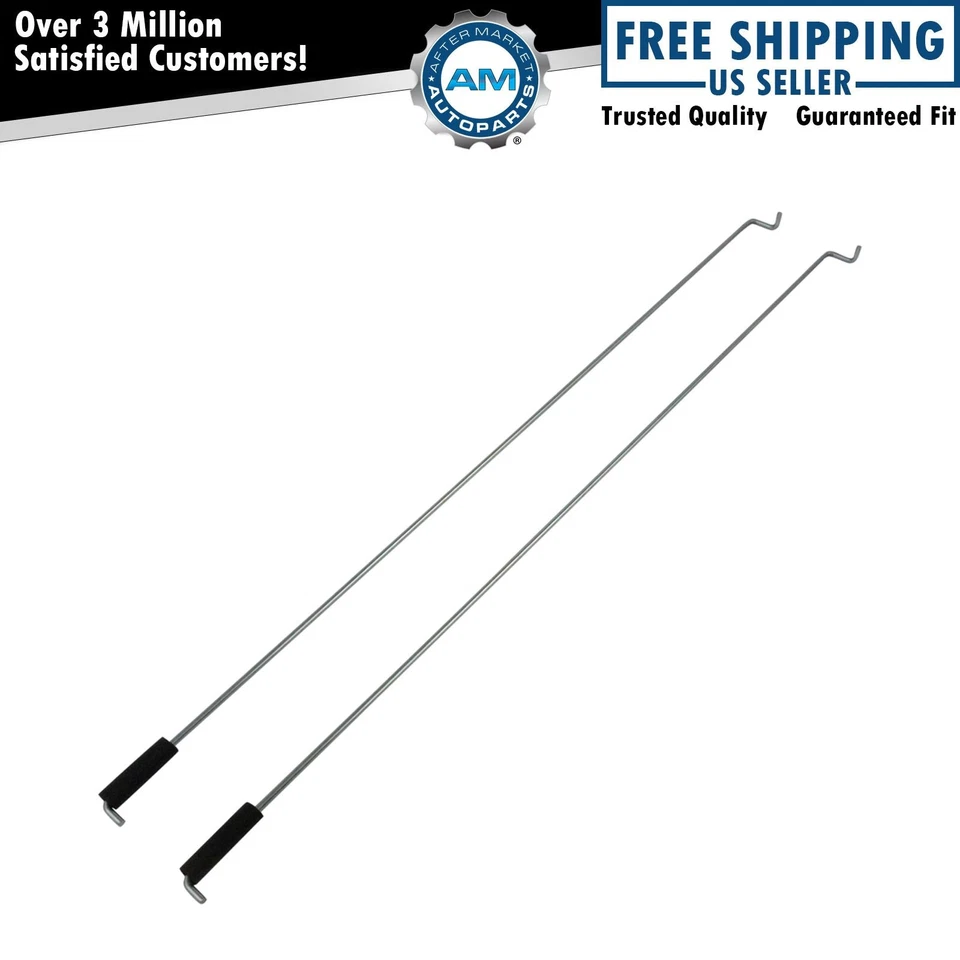 Par de 2 barras de cierre de puerta trasera para camioneta Chevy GMC serie C/K C1500 K1500 nuevo Foto 1 de 3