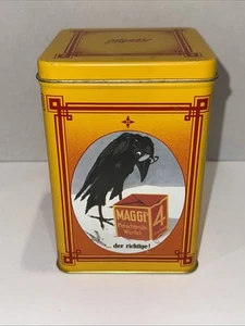 Maggi Vintage Yellow Empty Collectable Tin Can - Picture 1 of 5