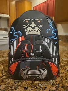 Loungefly Star Wars Villains Triple Pocket Glow N -the-Dark Exclusive Backpack - Picture 1 of 9