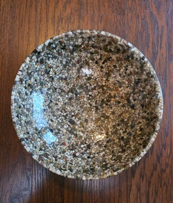 Riccardo Marzi para MoMa Riverstones pieza central cuenco grande de resina - Italia Foto 1 de 4