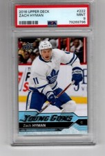 2016/17 Upper Deck Zach Hyman Young Guns Rookie PSA 9!! HOT!!