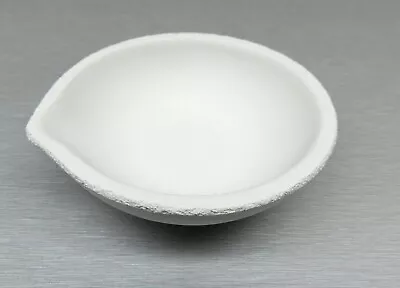 Melting Crucible Dish Ceramic Melt & Casting Silver Gold 3-1/2" - ITALY - Image 1 of 4