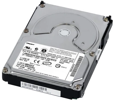 Hard Drive Dell 05W925 8B036J0 36GB 10K 8MB SCSI U320 3.5 " - Image 1 of 3