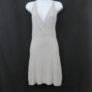 Nuevo Vestido Lumiere Gris Plateado Tejido Talla Pequeña Brillante Fiesta Club Cóctel - Imagen 1 de 12