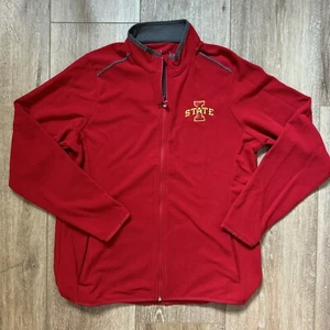 NWT IOWA STATE CYCLONES Antigua Fleece Jacket Women’s Size Small, Red - Picture 1 of 6