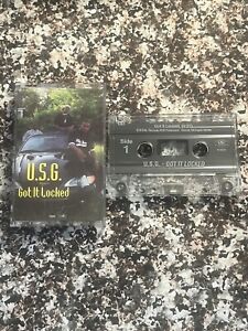 U.S.G. - Bande cassette verrouillée Got It simple, RARE HTF Detroit Rap, G-Funk