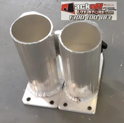 76mm 3"  Ladder Rack Pod Mounts Pair ,  Free Postage,  Trade Rack Ute Mounts - image 1 of 4