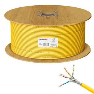 CAT 7A 500m Netzwerkkabel Simplex LAN Internet Kabel Ethernet Datenkabel Cat7A - Bild 1 von 8