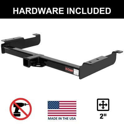 CURT 1996 - 2025 GMC Savana 3500 Class 4 拖车挂接,2 英寸接收器(不包括 剪切 — 第 1/4 张图片