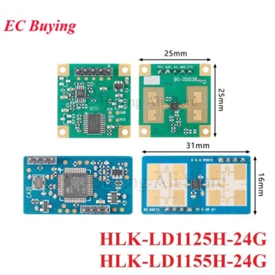 HLK 24G Microwave Radar Sensor Detection Motion Communication Module TTL Serial - Image 1 of 4