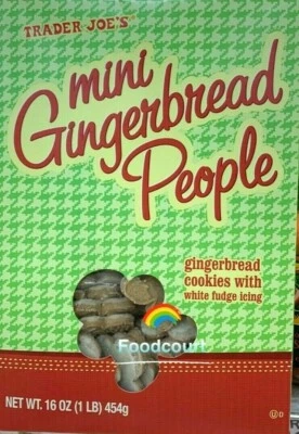 Trader Joe's Mini Gingerbread People Cookies 16 oz - Image 1 of 3