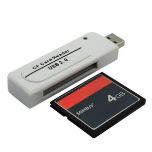 USB2.0 CF Compact Flash Memory Card Reader for Digital Camera CNC Machine Tools - Picture 1 of 16