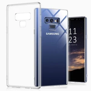 Custodia Cellulare per Samsung Galaxy Note 9 Protettiva Cover Bumper Trasparente - Foto 1 di 3
