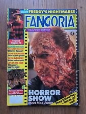 Fangoria issue 81 dead zone poster toxic avenger beetlejuice Stephen king 