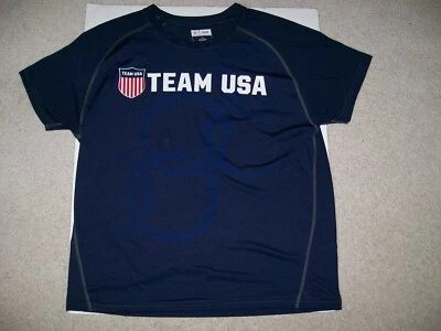 NEW SZ Large TEAM USA SHIRT United States of America Dri Fit Clima Cool Olympic - Image 1 of 3