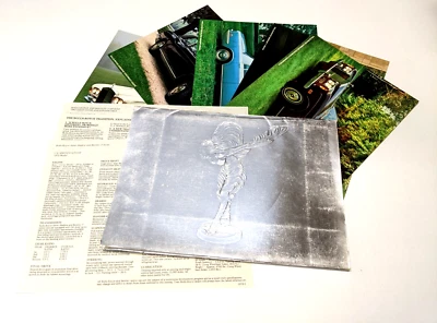 Vintage 1973 Rolls Royce Catalog Press Kit T Series Coupe Convertible Car Silver - Image 1 of 4