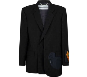 NWT Off-White Logo Detailed Oversized Equipment Blazer Jacket 46EU/36US $1695.00 - Picture 1 of 12