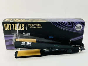 Hot Tools Pro Artist Nano Keramik Glätteisen, breite Platte schnelleres Styling 1,25 LESEN - Bild 1 von 14