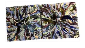 Seren Morey - Paintings. Rapture II8"×8'Beeswax, Two Of Kind Same Size Each $520 - Picture 1 of 5