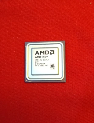 AMD AMD-K6-166ALR K6 166ALR 166 MHZ Processor CPU Windows 95 ✅ Very Rare Vintage - Image 1 of 2
