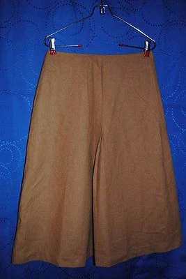 Falda para mujer BASS marrón claro mezcla de lana talla 4 Foto 1 de 3