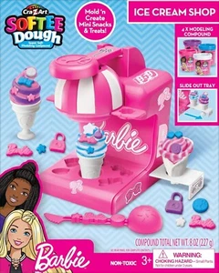 Barbie Softee Dough Ice Cream Shop Play Set by Cra-Z-Art - Picture 1 of 5