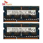 SK hynix 8GB 2X4GB DDR3 2RX8 1600MHz PC3L-12800S 204pin Laptop Memory RAM