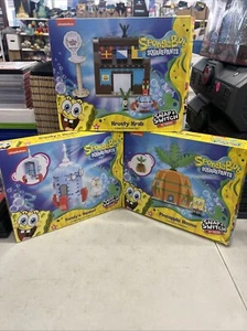 SpongeBob Krusty Crab Sandy Rocket Pineapple Snap & Switch Construction Set - Picture 1 of 7