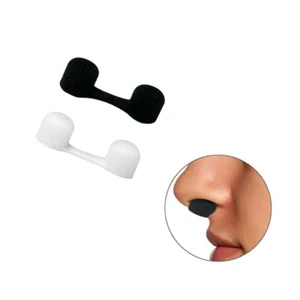 10Pcs Black/White Nose Filters Disposable Nasal Filters for Dust Nose Plug . - Bild 1 von 13