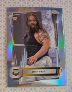 2025 Topps Chrome WWE Silver Refractor Bray Wyatt The Fiend - Picture 1 of 1