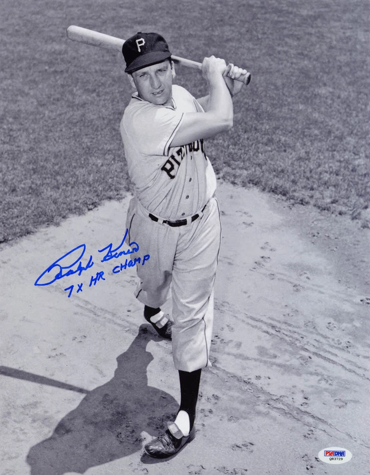 Ralph Kiner SIGNED 11x14 Photo + 7 x HR Champ Pirates PSA/DNA AUTOGRAPHED - Image 1 of 1