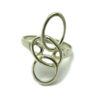 Sterling Silver Ring Geometric Solid 925  Size 3.5-11 Nickel Free Empress