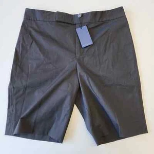 Ralph Lauren Women's Cotton Stretchy Charcoal Gray Bermuda Shorts Size 10 NWT - Picture 1 of 6
