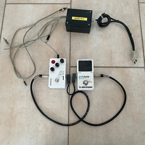 Lunastone True Overdrive 1 OD Distortion Pedal. Tc Electronic Polytune Tuner - Picture 1 of 6