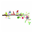 Owls Branches Easy Use Lovely Wall Sticker Removable Sticker Christmas Nursery