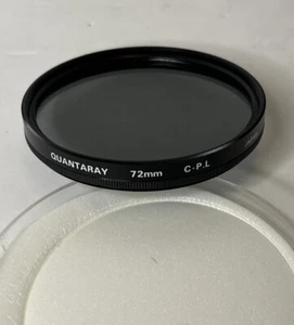 Quantaray 72mm Skylight C-PL Circular Polarizing Glass Lens Filter Made in Japan - Picture 1 of 4