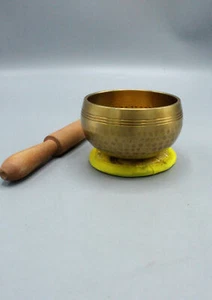 Klangschale handgehämmert Punktmuster - Bild 1 von 3