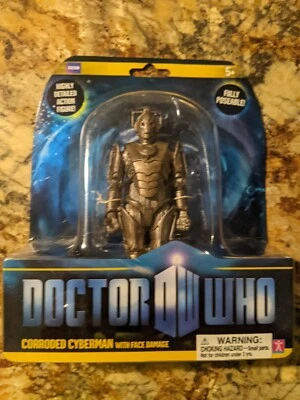 DOCTOR WHO SERIES 6 CORRODED CYBERMAN WITH FACE DAMAGE ACTION FIGURE 11TH DR ERA - Image 1 of 4