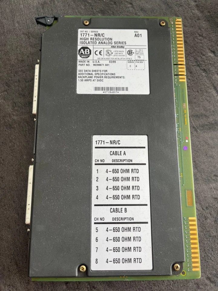 ALLEN BRADLEY PLC 5/40  1771-NR/C HIGH RESOLUTION ISOLATED ANALOG SERIES - Photo 1/1
