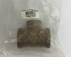JONES STEPHENS B74359LF 3/4 X 1/2 BRONZE TEE REDUCING FREE SHIPPING - Picture 1 of 4