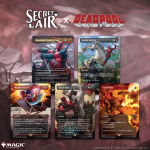 Magic: The Gathering Secret Lair x Deadpool Secret Lair | Non-Foil SHIPS SECURE - Picture 1 of 1