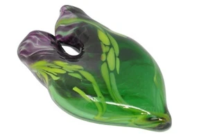 Lake Superior Art Glass Hand Blown Hanging Vase Planter - Picture 1 of 10