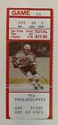 Pelle Lindbergh Ticket Stub 1983 Vs New Jersey Devils Bobby Clarke Mark Howe Htf