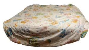 VTG 1980s Care Bears Full Size Fitted Sheet 70% Polyester 30% Cotton Bibb Co USA - Picture 1 of 12