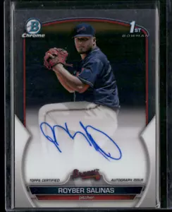 2023 Bowman Chrome - Prospect Autographs Royber Salinas #CPA-RSS (AU, RC) - Foto 1 di 2