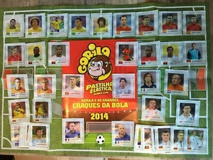 ÁLBUM SUPER RARO GORILA CRAQUES DA BOLA NO PANINI WC 2014 CON MESSI RONALDO - Imagen 1 de 4
