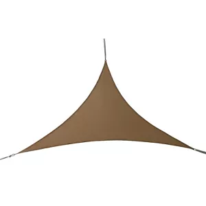 Marquee TRIANGLE SHADE SAIL 3x3m 93% UV Blockage, Weather Resistant BEIGE - Picture 1 of 1