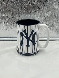 New York Yankees Pinstripe MLB 14oz Coffee Mug Cup Logo Brands New - Picture 1 of 2